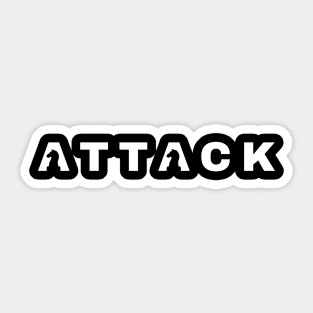 Attacking Chess Sticker